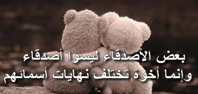 كلام عن الأصدقاء